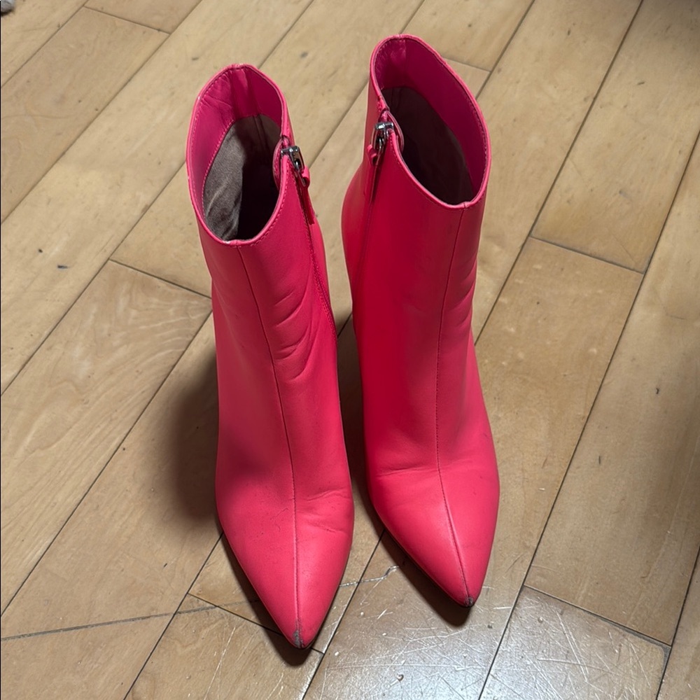 Pink Ankle Boots